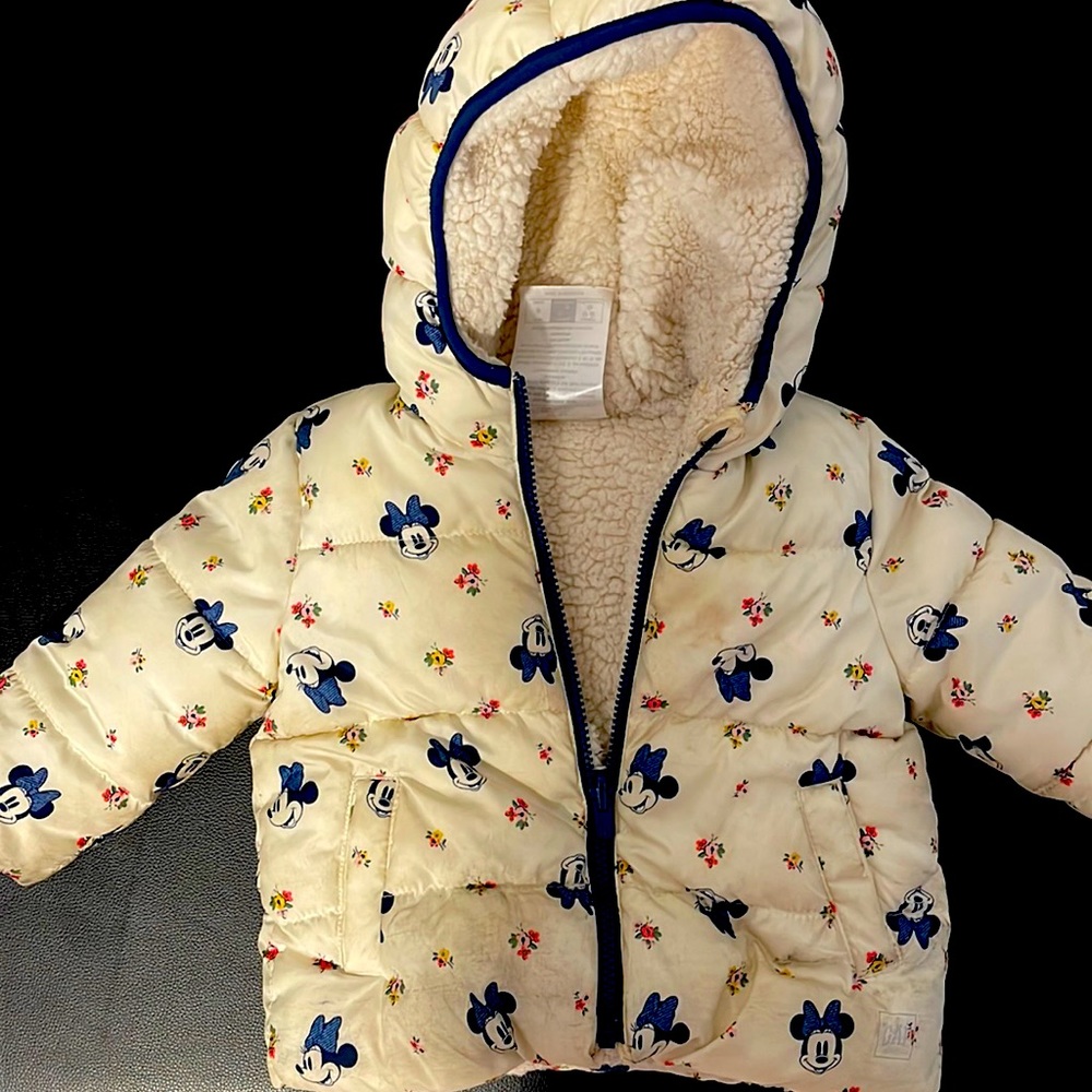 Disney/ Gap Baby girl winter coat.
